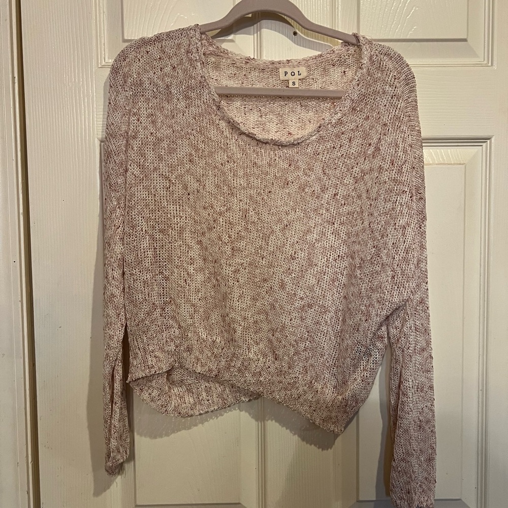 POL Soft Pink Knit Top